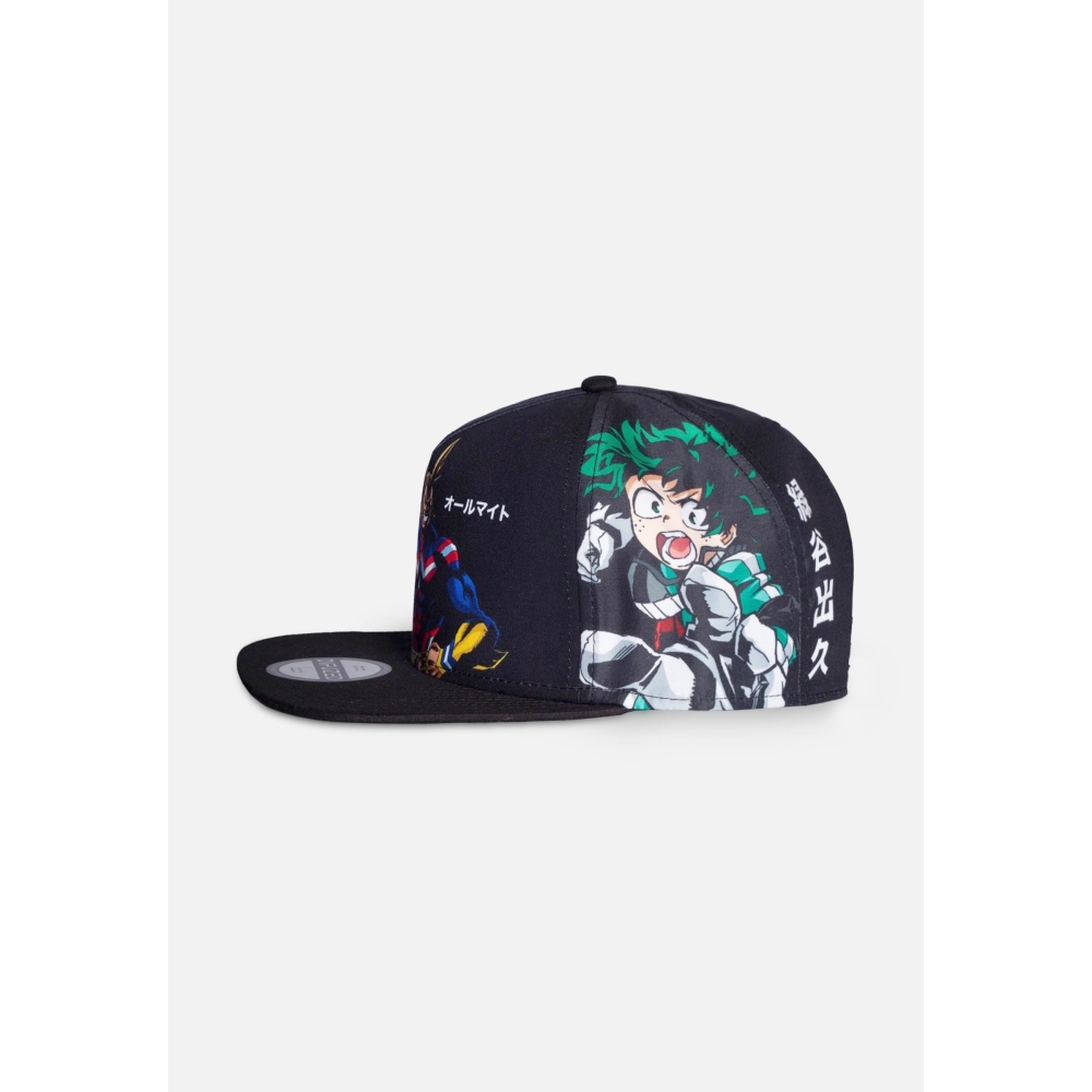 My Hero Academia - All Might Deku & Bakugo Casquette Snapback - Noir